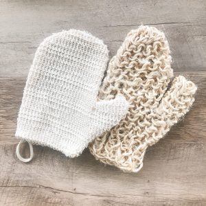 Smile Boutiques Natural Sisal Bath Mitt – Biodegradable Exfoliating Shower Glove