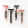Smile Boutiques Bamboo Safety Razor – Plastic‑Free Reusable Shaving Tool