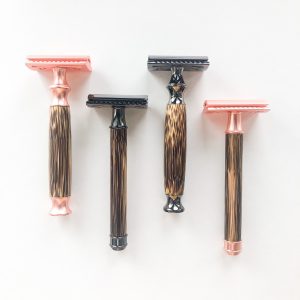 Smile Boutiques Bamboo Safety Razor – Plastic‑Free Reusable Shaving Tool