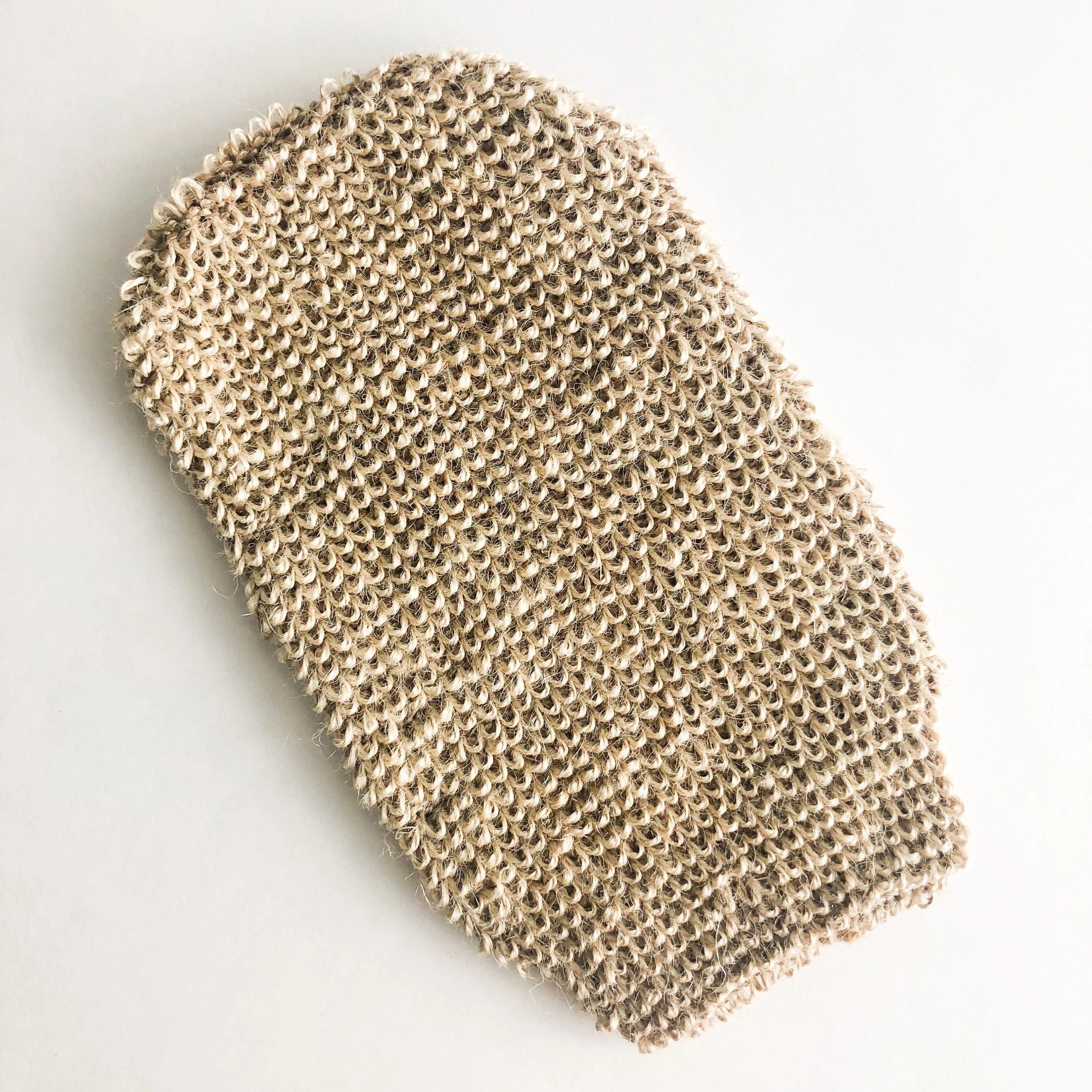 Natural Exfoliating Jute Mitt - Organic Biodegradable Body & Bath Glove - Plastic Free Zero waste Body Scrub - Image 2