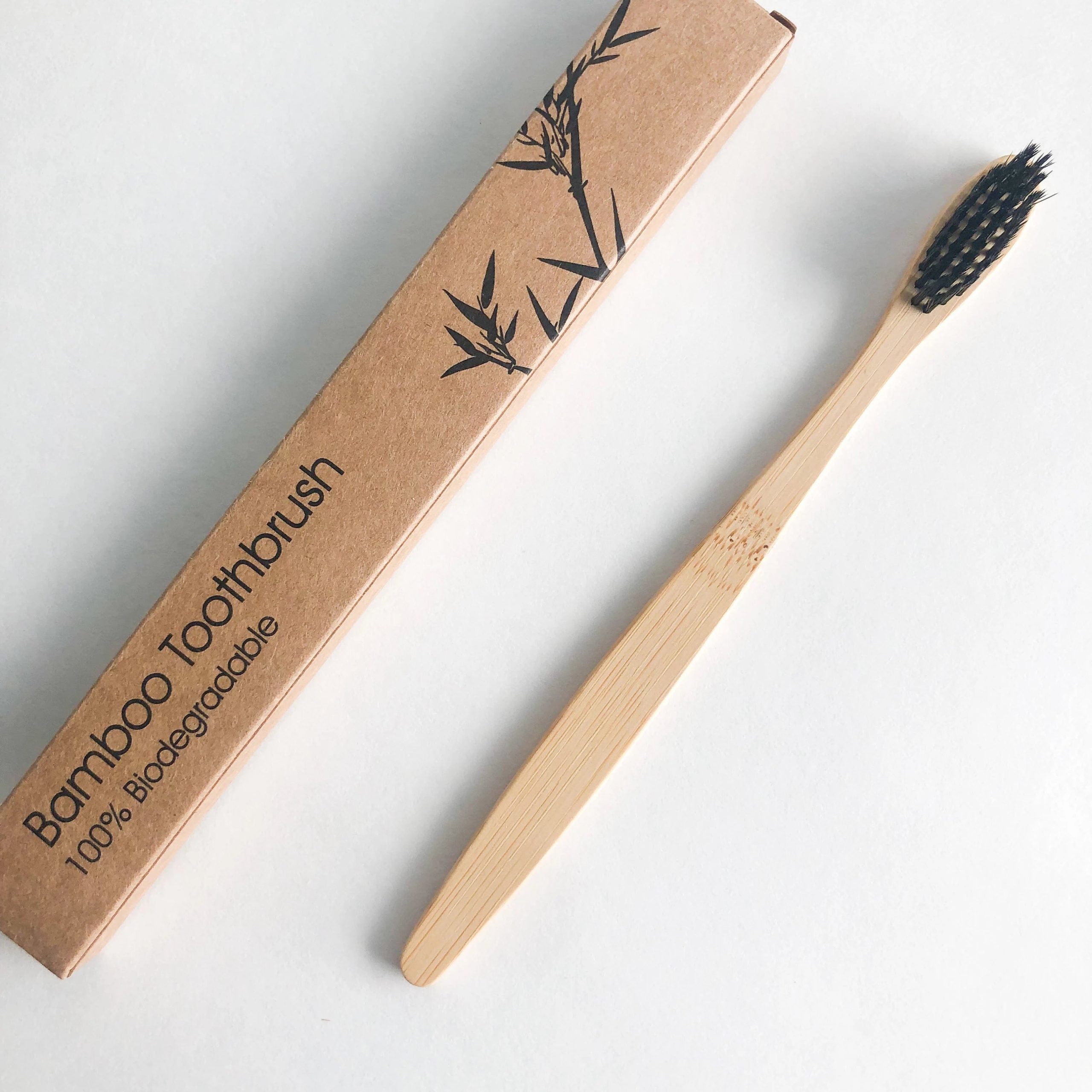 Eco Friendly Natural Bamboo Toothbrush - Activated Charcoal Bristle - Zero Waste | Biodegradable - Image 6