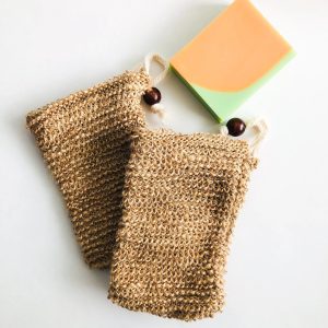 Smile Boutiques Natural Jute Soap Bag – Organic Biodegradable Soap Saver