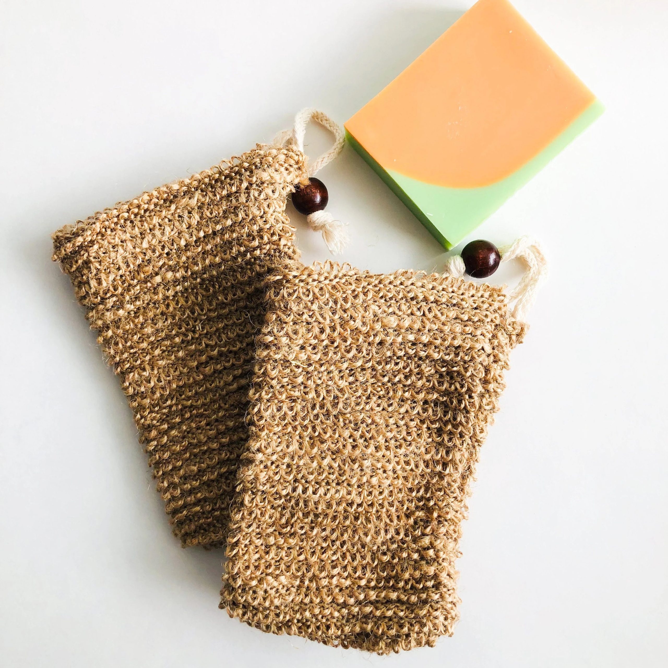 Smile Boutiques Natural Jute Soap Bag – Organic Biodegradable Soap Saver