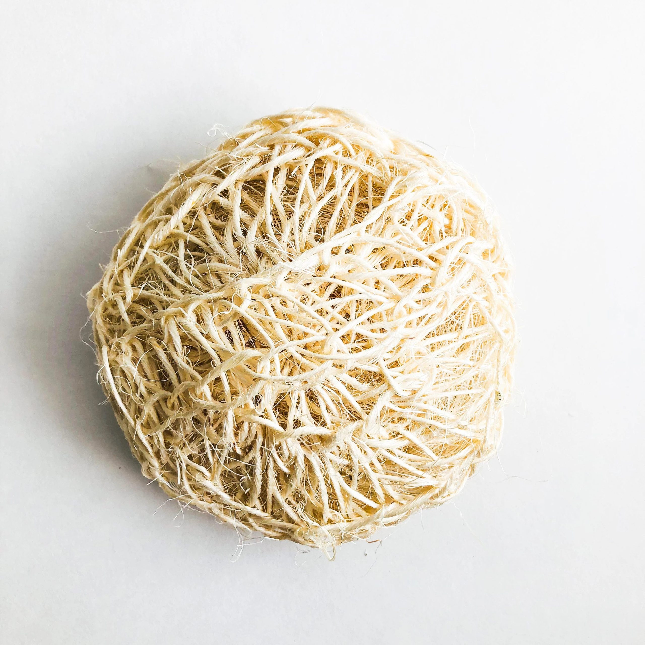 Smile Boutiques Natural Sisal Deluxe Shower Sponge – Biodegradable Body Exfoliator