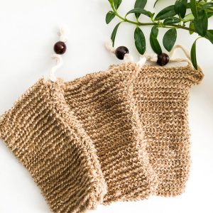 Smile Boutiques Natural Jute Soap Bag – Organic Biodegradable Soap Saver
