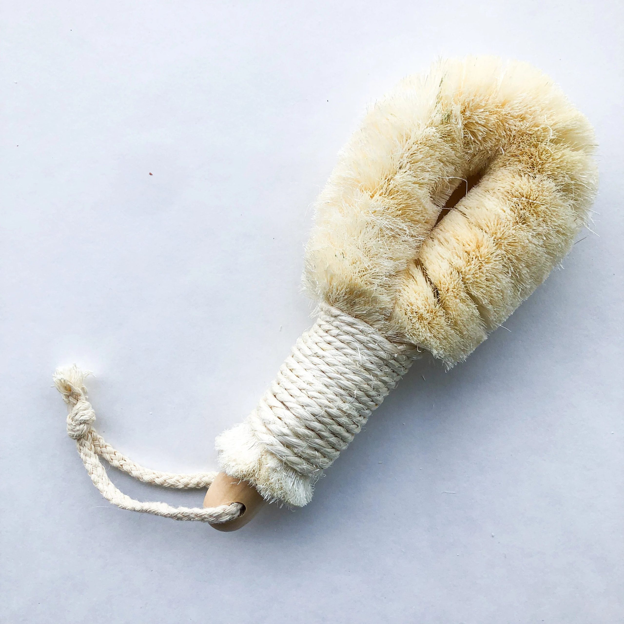 Natural Sisal Dry Brush - Sustainable Eco Friendly Vegan Body Brush - Zero Waste Plastic Free Exfoliating - Image 4