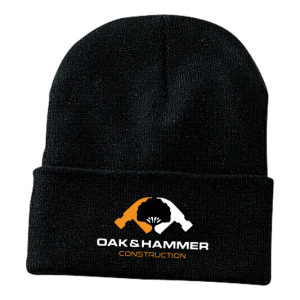 Oak & Hammer - Embroidered Acrylic Cuffed Beanie - Image 5