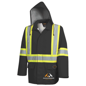 Oak & Hammer - PIONEER 300D Oxford Hi Vis safety rain Jacket