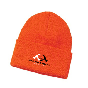 Oak & Hammer - Embroidered Acrylic Cuffed Beanie - Image 4