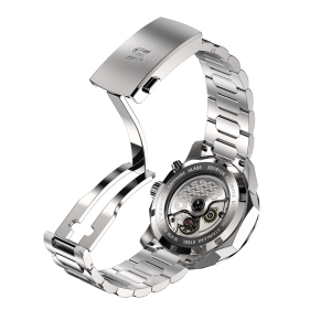 SOVRYGN Calendar Panda watch with white dial, black subdials, and full calendar layout