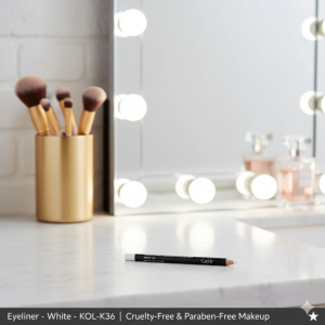 Alternative view of Kohl Eyeliner – White – KOL-K36 | White Eye Pencil for Waterline, Inner Corner & Smoky Eyes | Long-Lasting, Cruelty-Free, Paraben-Free