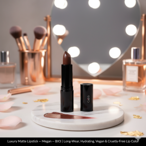 Alternative view of Luxury Matte Lipstick – Megan – BX3 | Long-Wear, Hydrating, Vegan & Cruelty-Free Lip Color