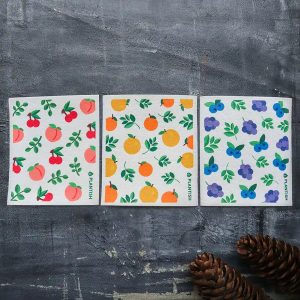 Orange - Swedish Sponge Cloth - Image 3
