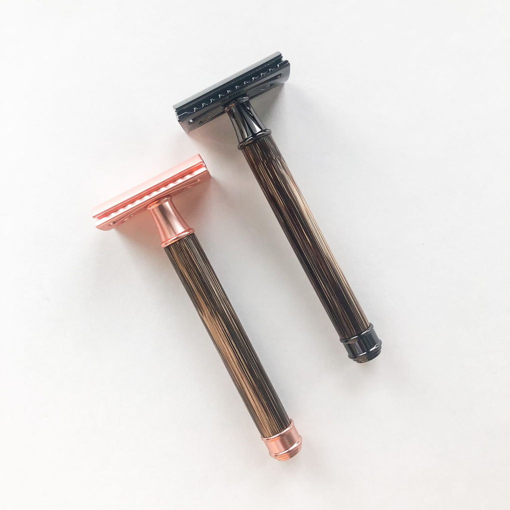 Smile Boutiques Bamboo Safety Razor – Plastic‑Free Reusable Shaving Tool 2