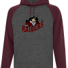 Seven Oaks Raiders premium performance hoodie with DTF logo and athletic fit - Heather/Maroon