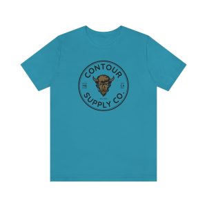 Prairie Giants premium jersey tee with crest logo made from Airlume combed ringspun cotton