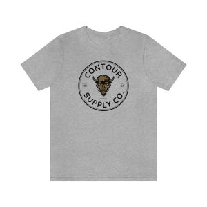 Prairie Giants premium jersey tee with crest logo made from Airlume combed ringspun cotton