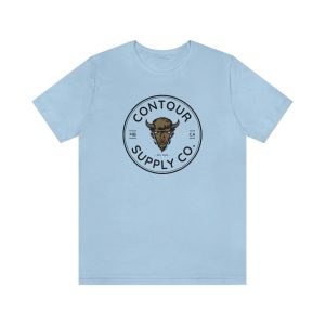 Prairie Giants premium jersey tee with crest logo made from Airlume combed ringspun cotton