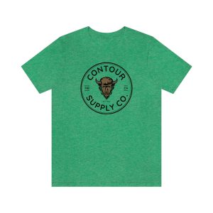 Prairie Giants premium jersey tee with crest logo made from Airlume combed ringspun cotton
