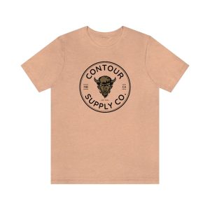 Prairie Giants premium jersey tee with crest logo made from Airlume combed ringspun cotton