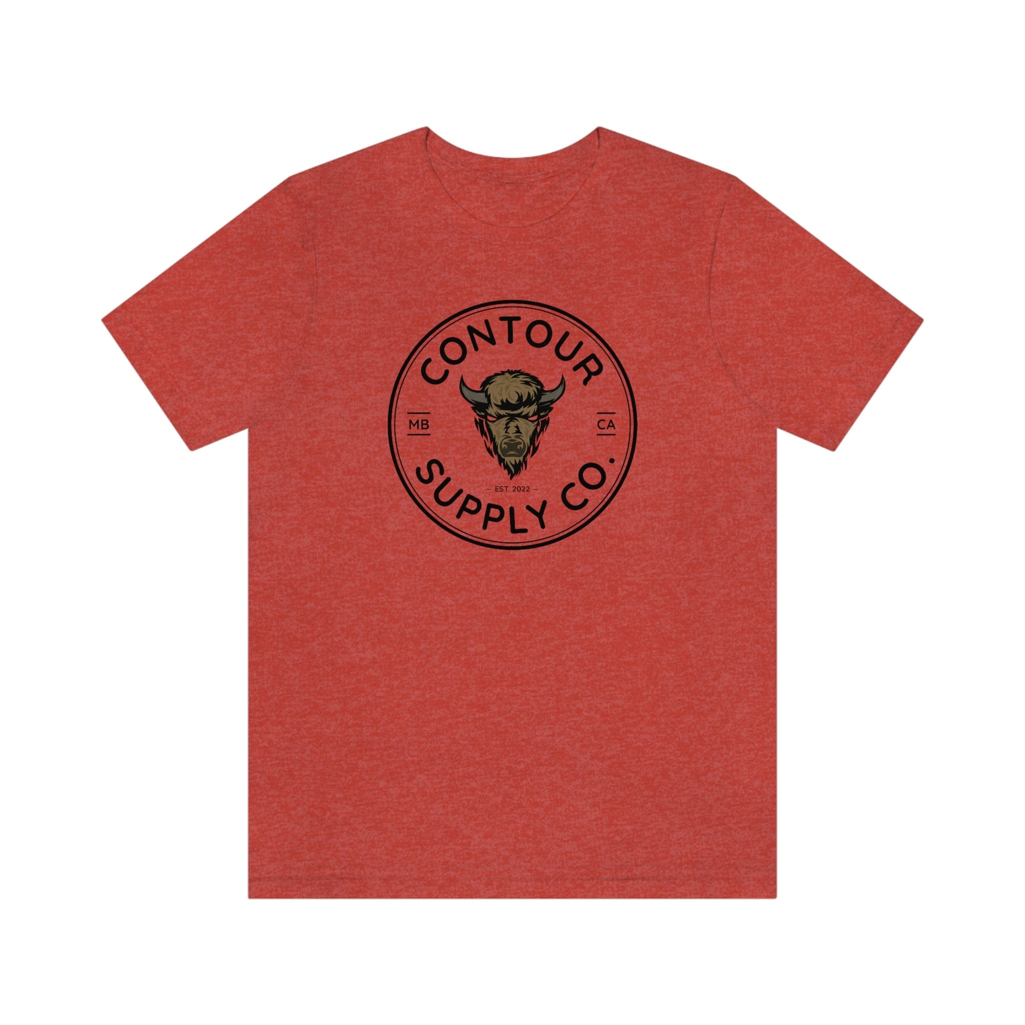 Prairie Giants premium jersey tee with crest logo made from Airlume combed ringspun cotton