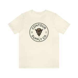Prairie Giants premium jersey tee with crest logo made from Airlume combed ringspun cotton