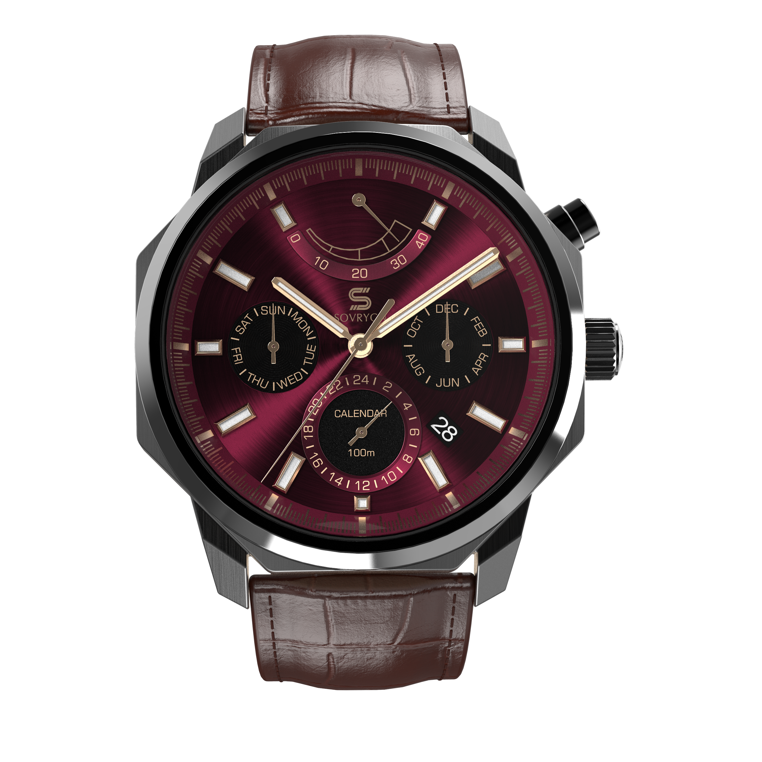 Brown Leather - Black Clasp - Image 3