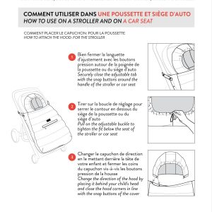 3-In-1 Multifunction Cover For Car Seat, Stroller, And Baby Carrier In Chanterelle - Image 5
