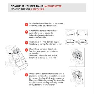 Evolutive Baby Footmuff Designed For Car Seat And Stroller Chanterelle - Image 4