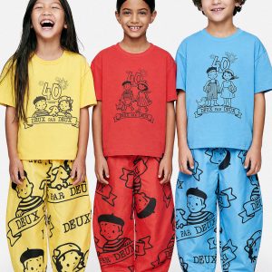 40Th Anniversary Printed Poplin Pant Poppy Red - Image 4