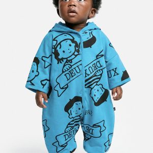 Alternative view of 40Th Anniversary Printed Jersey One-Piece Sky Blue