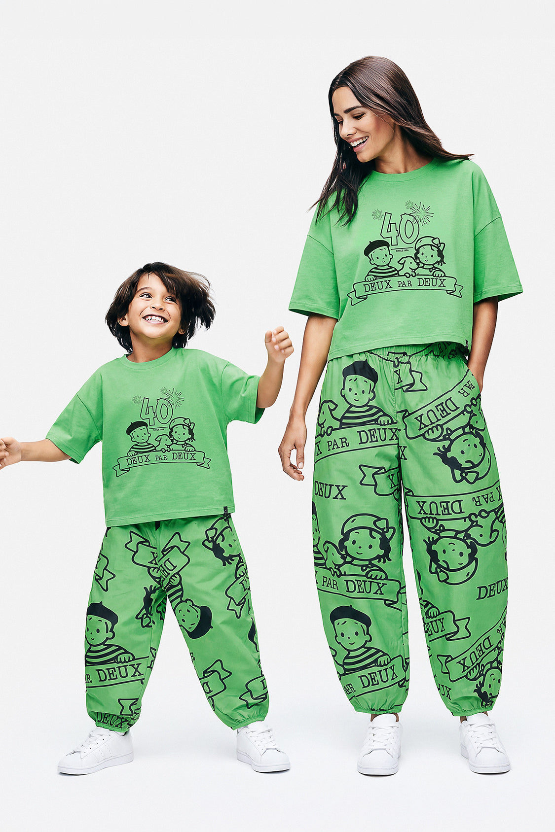 40th Anniversary Adult Printed Poplin Pant Green - Image 2