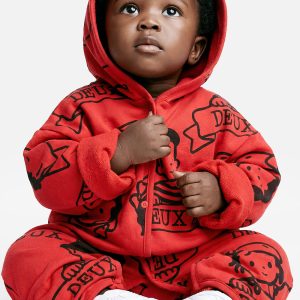 Alternative view of 40Th Anniversary Printed Jersey One-Piece Poppy Red