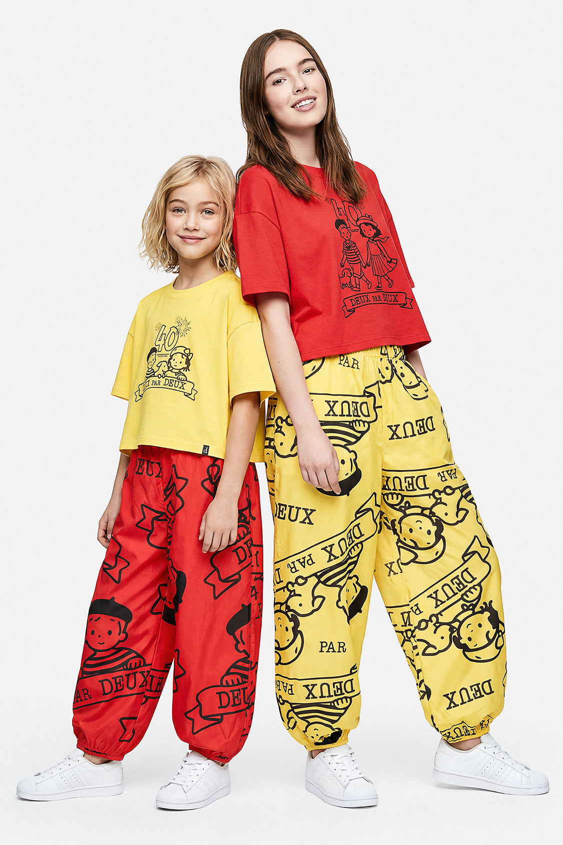 Adult 40Th Anniversary Graphic Boxy T-Shirt Poppy Red - Image 4