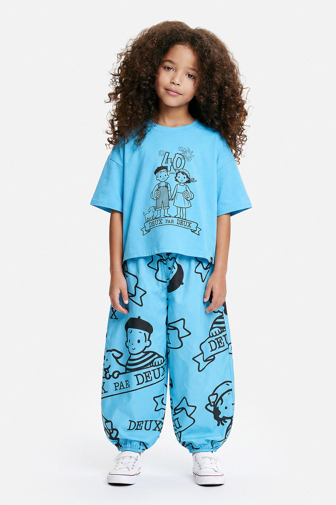 40Th Anniversary Graphic T-Shirt Sky Blue - Image 2