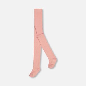 Cable Tights Powder Pink