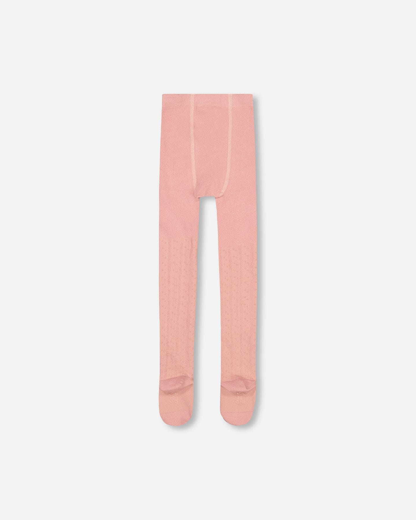 Cable Tights Powder Pink - Image 3