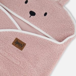 Baby Cocoon Pink Blanket For Car Seat and Stroller - Image 5