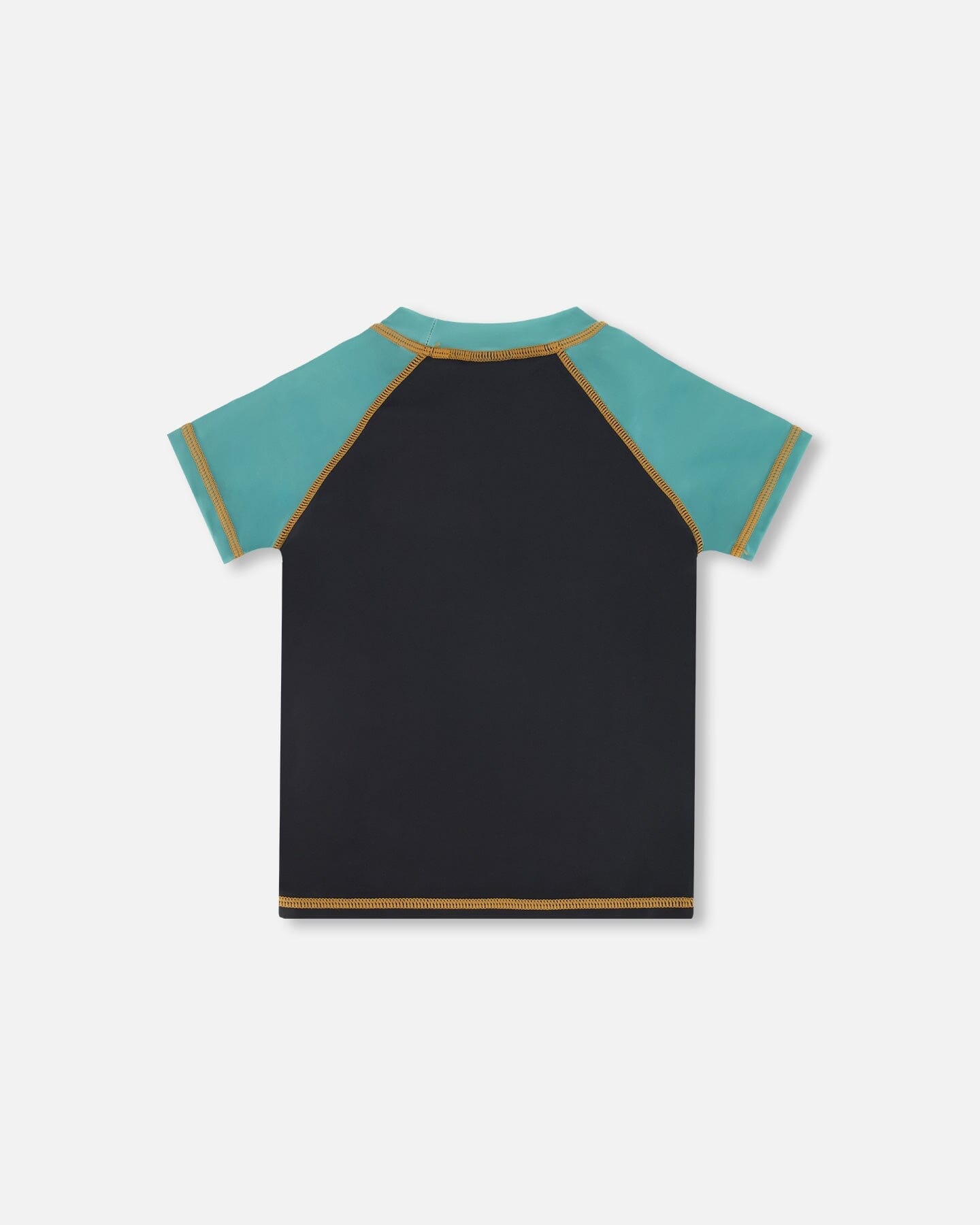 Short Sleeve Rashguard With Print Black - Image 3