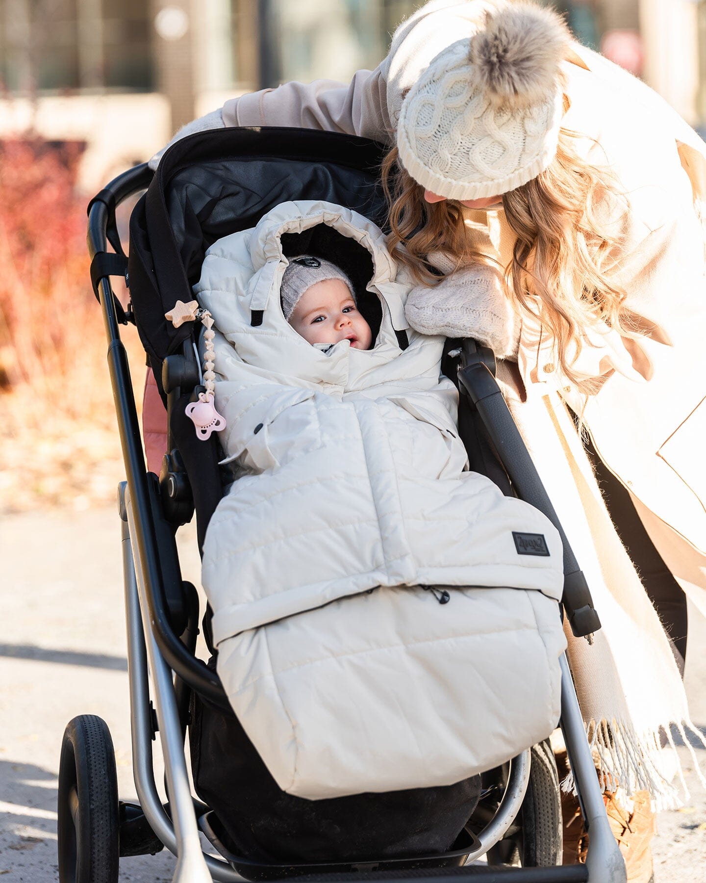 Evolutive Baby Footmuff Silver White - Image 4