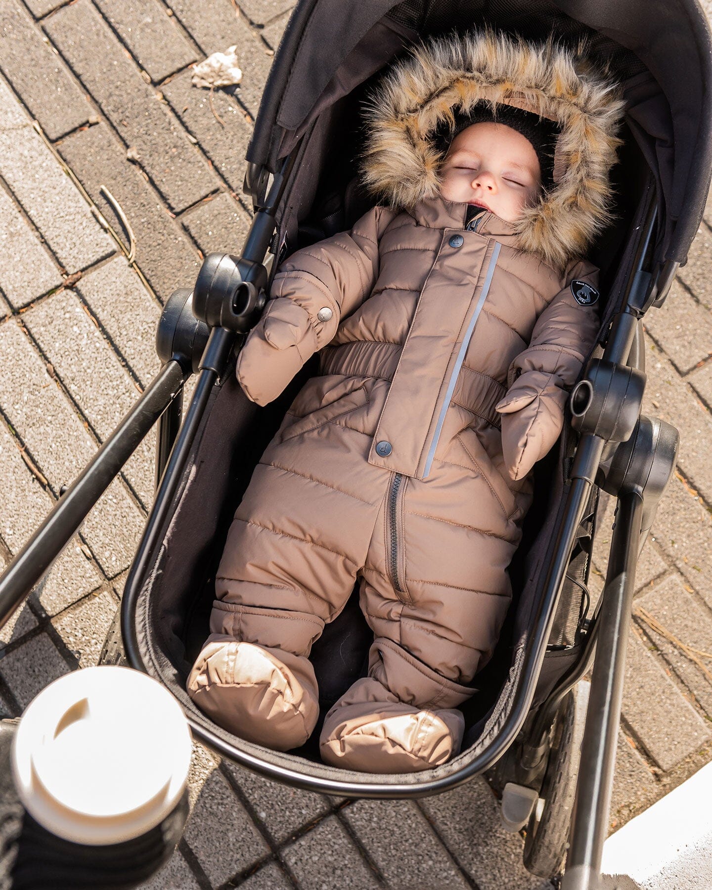 One-Piece Baby Original Puffy Snowsuit Sage Green - Image 4