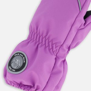 Solid Mittens Purple - Image 4
