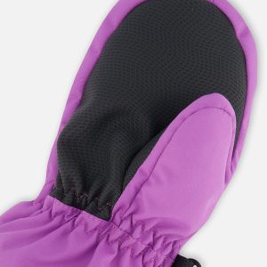 Solid Mittens Purple - Image 5