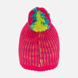 Knit Hat Pink And Multicolor - Image 3