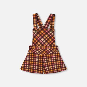 Milano Shortall Plaid Magenta And Brown - Image 11