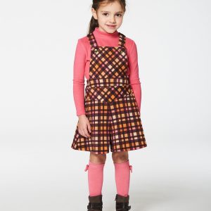 Milano Shortall Plaid Magenta And Brown - Image 2