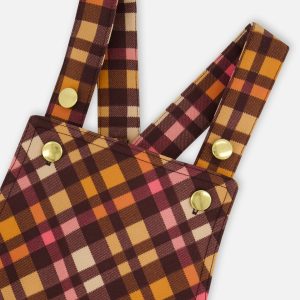 Milano Shortall Plaid Magenta And Brown - Image 5
