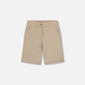 Slant Pocket Bermuda Shorts Light Taupe