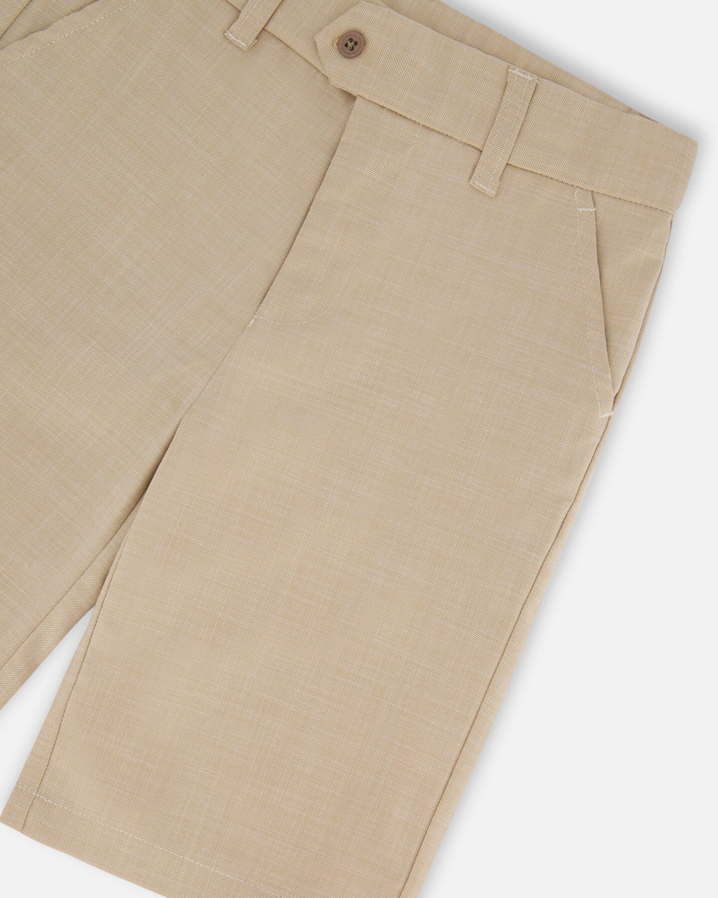 Slant Pocket Bermuda Shorts Light Taupe - Image 5