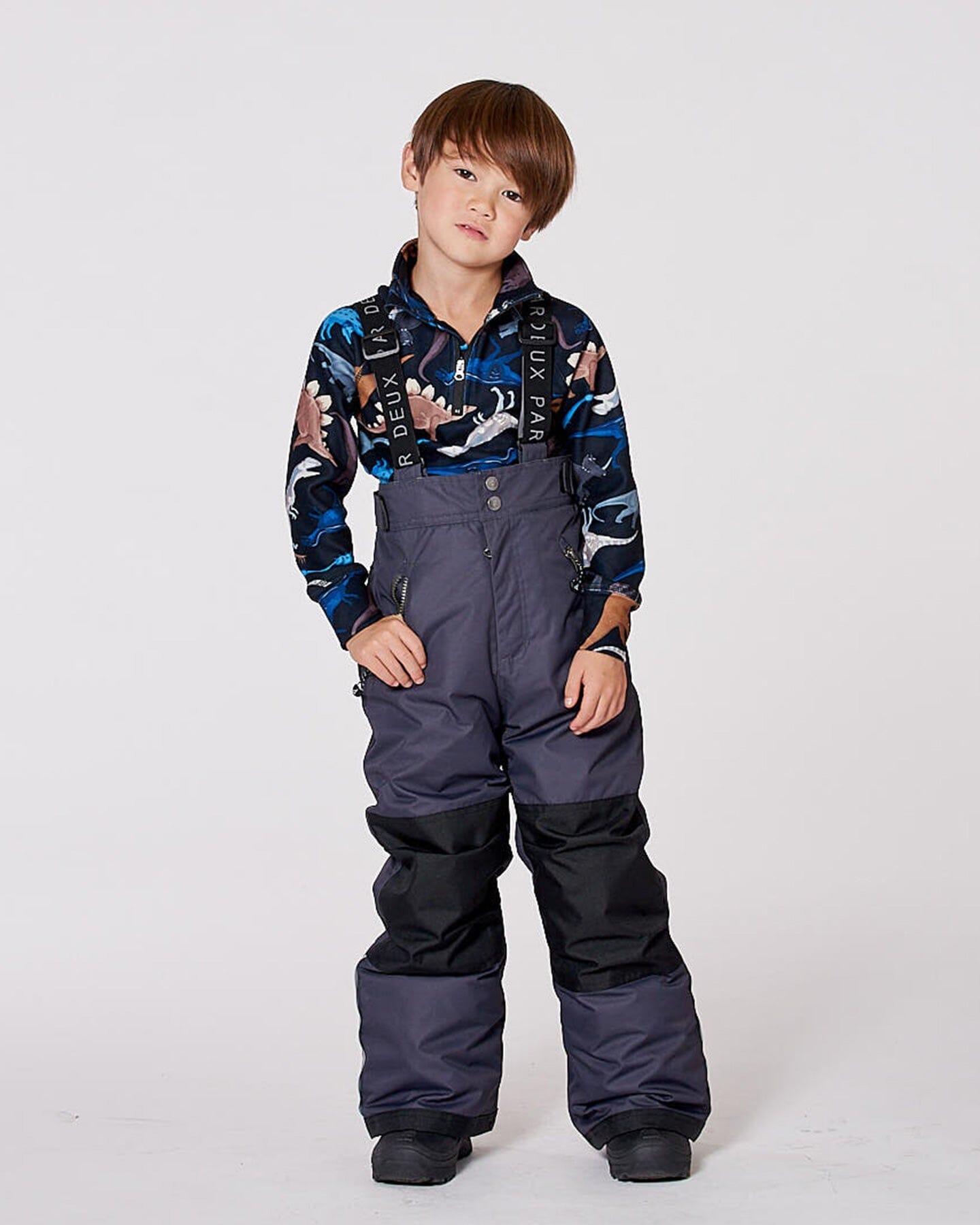 Solid Play Snow Pants Dark Gray - Image 2